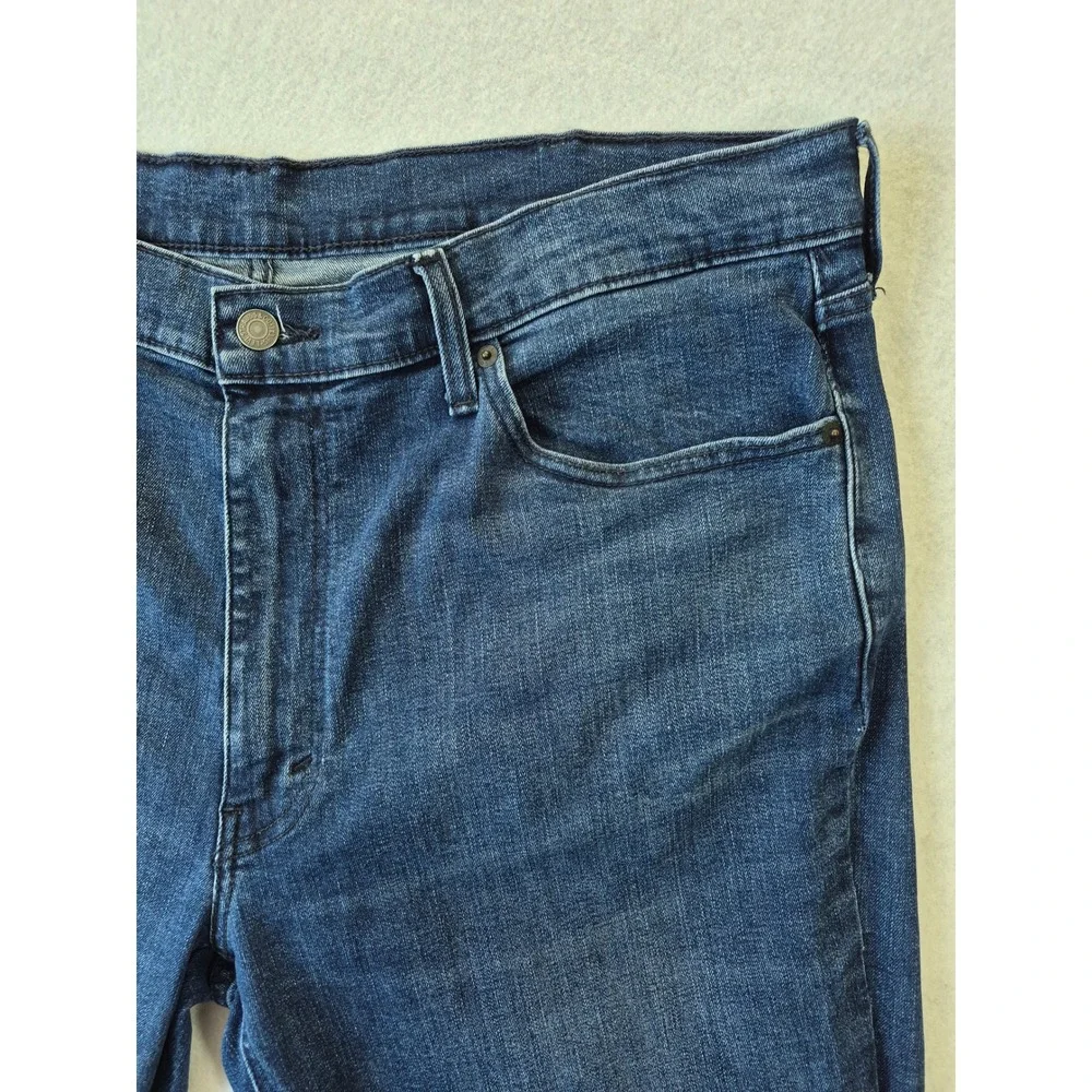 Levi\'s 541 Athletic Taper Mens Dark Wash Blue Stretch Jeans 38x34 18181-0216